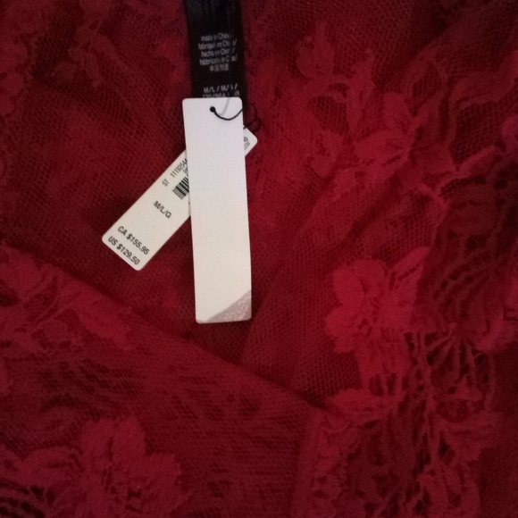 V. S. Sheer Lace Robe. NWT - Picture 6 of 7